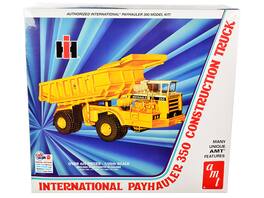 Skill 3 Model Kit International Payhauler 350 Construction Dump Truck 1/25 Scale Model by AMT - Yellow