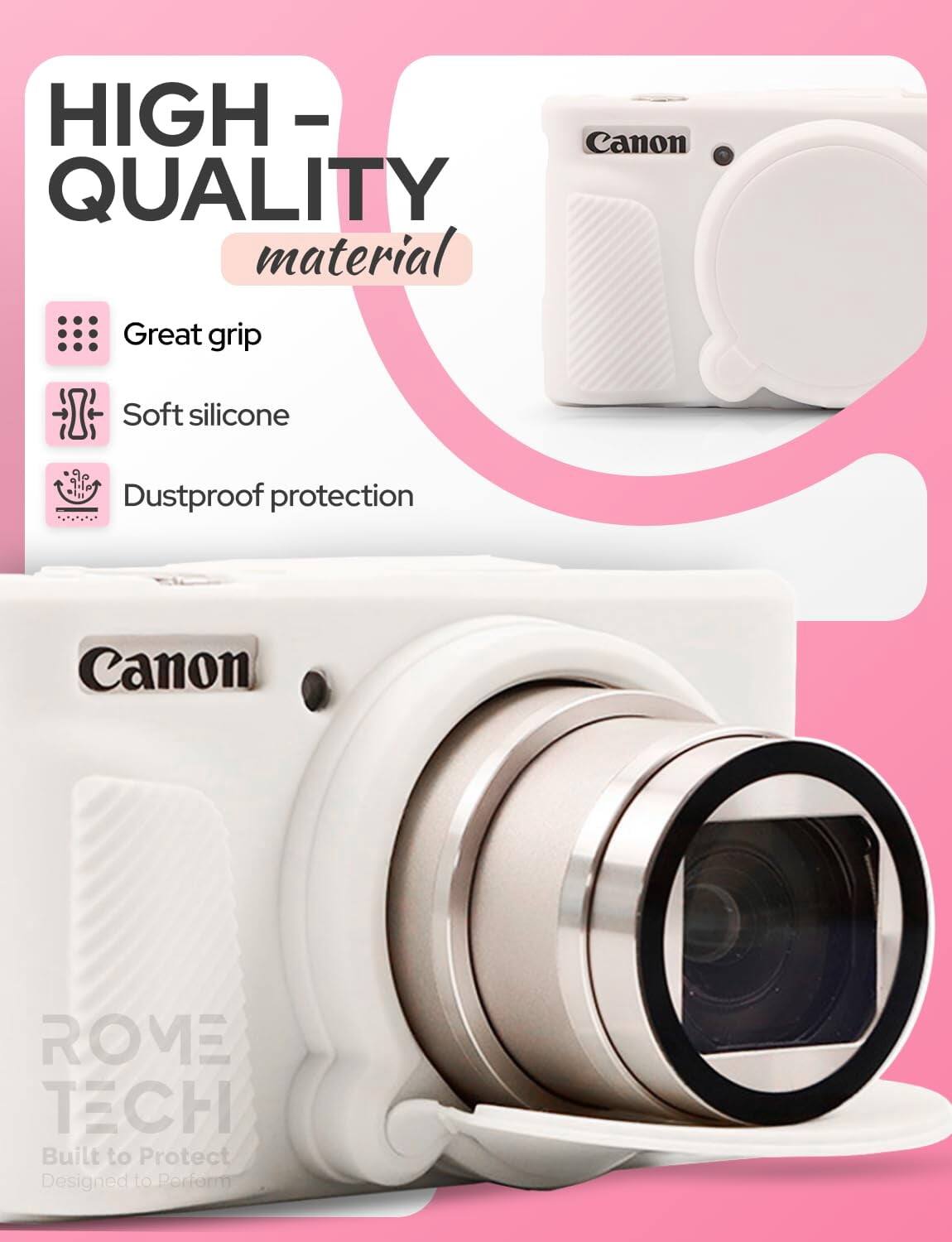 RomeTech Silicone Case for Canon PowerShot SX730 SX740 HS