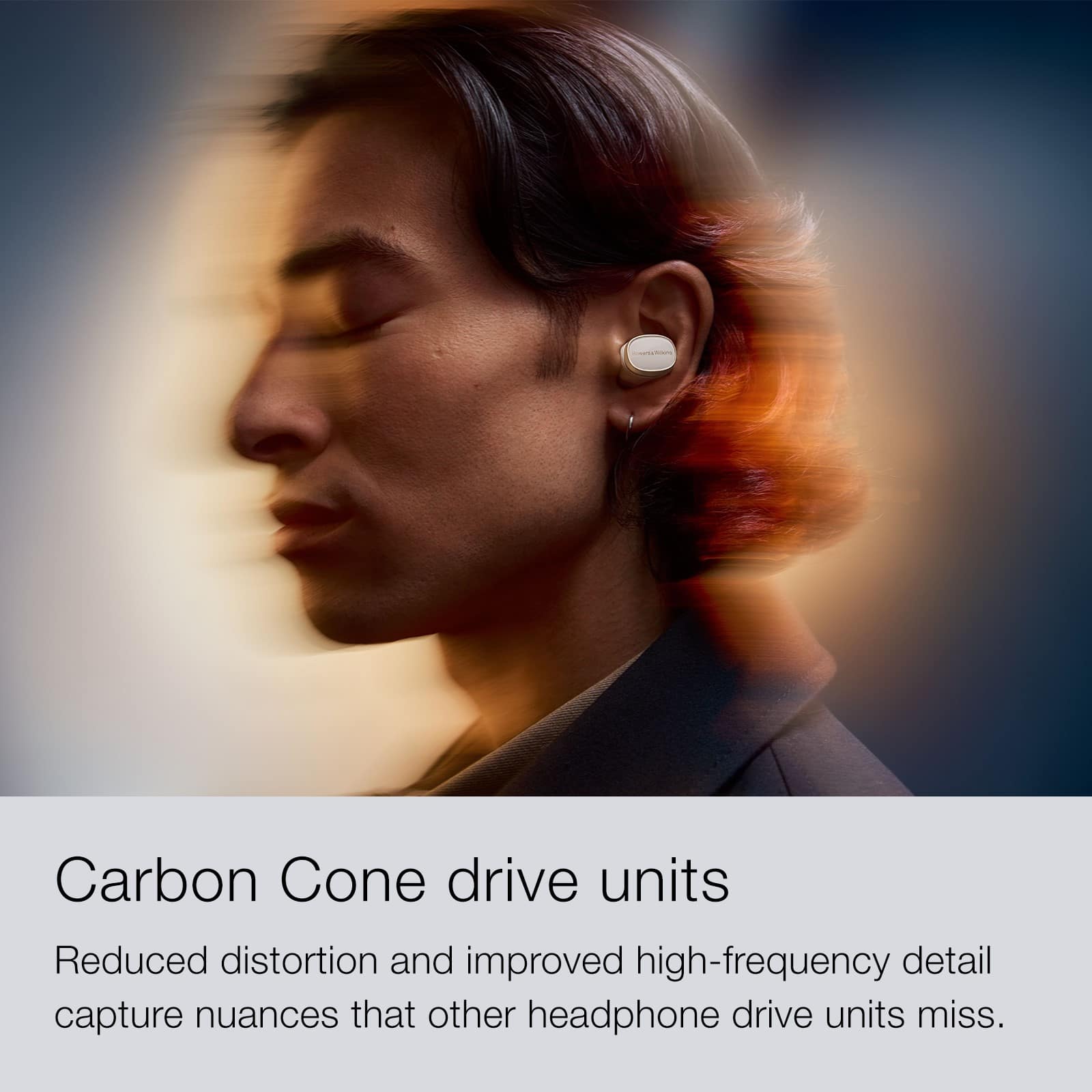 Carbon Cone drive units are designed to reduce distortion and improve high-frequency detail, allowing for better capture of nuances that other headphone drive units may miss.