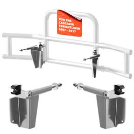 Mockins - Folding Front Bumper Guard Brackets for Freightliner Cascadia 2007-2017 (Brackets ONLY)