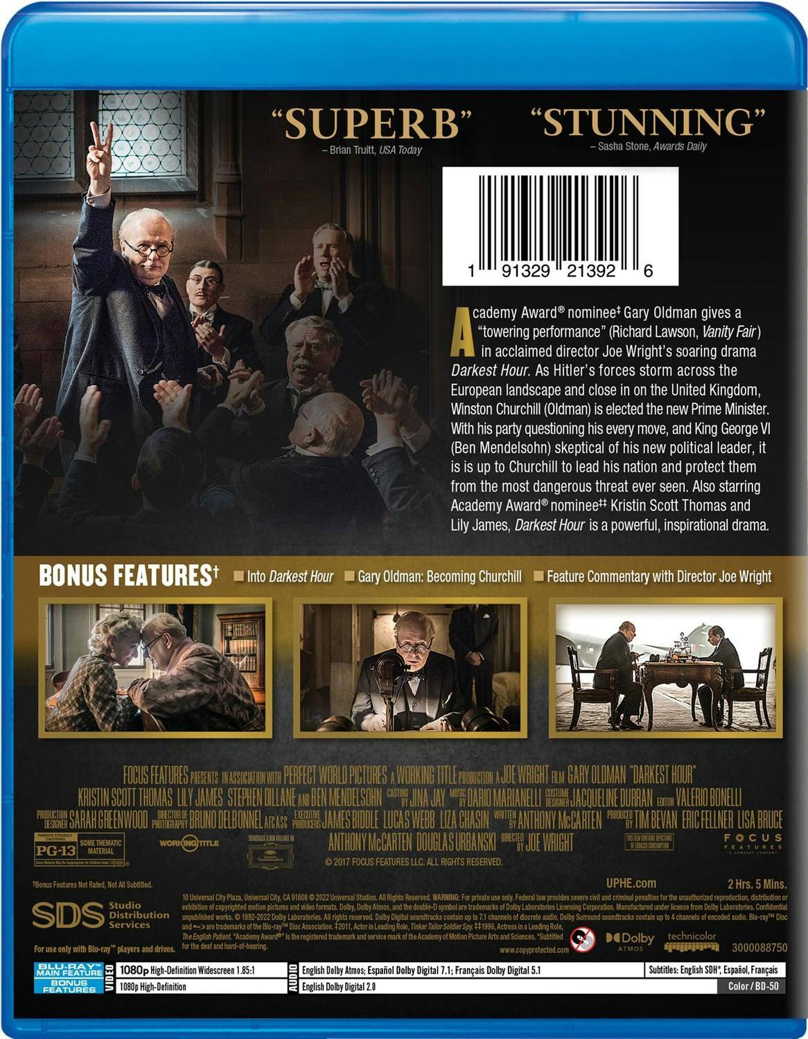 Back. Darkest Hour [Blu-ray].