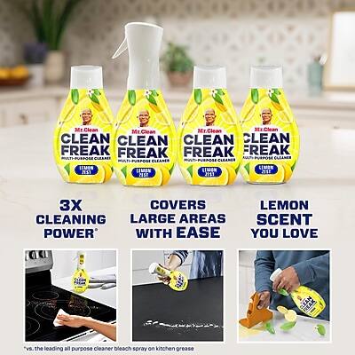 Mr. Clean Clean Freak Starter Kit Multi Surface Mist, 16 oz., Lemon ...