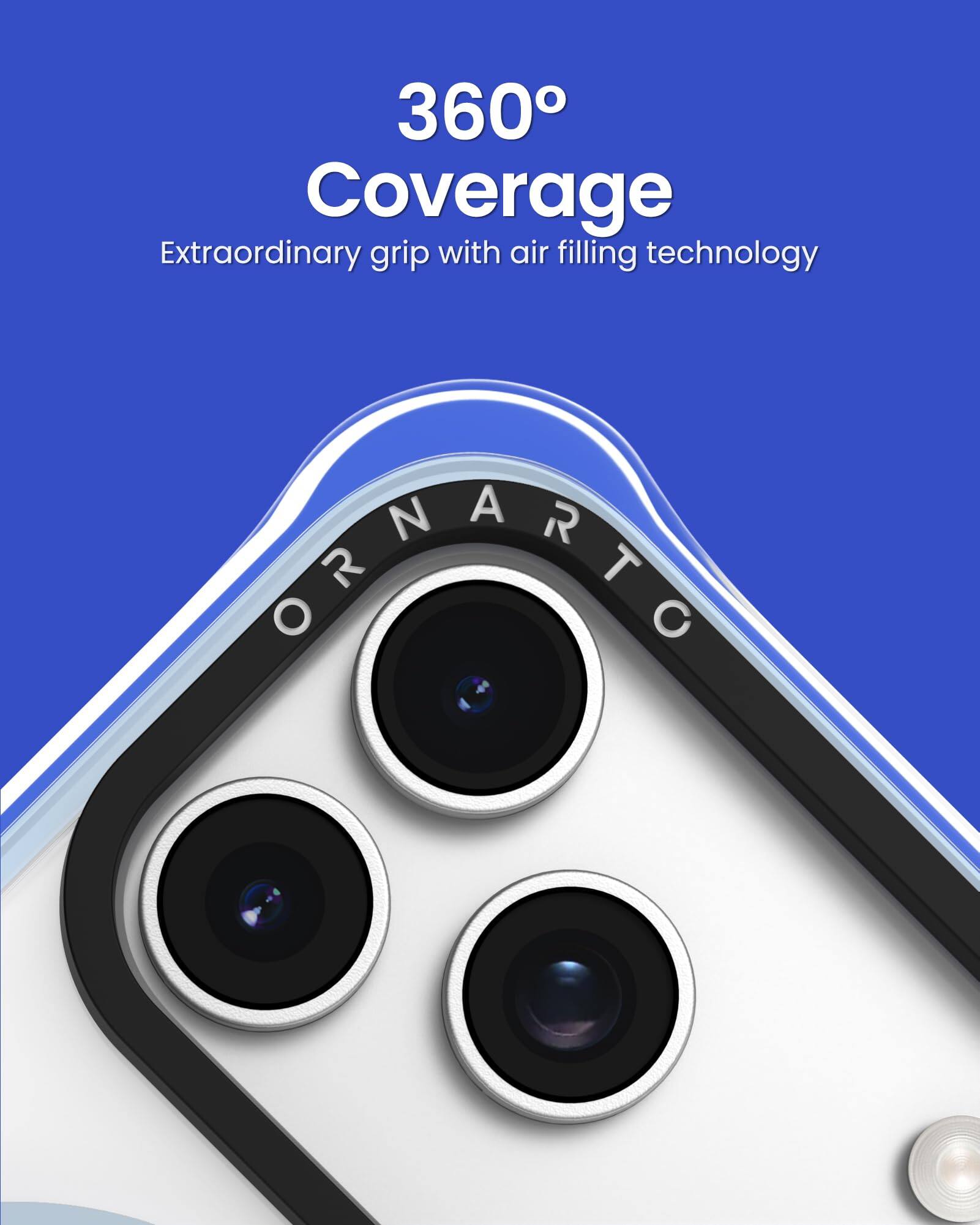 360° Coverage  
Extraordinary grip with air filling technology  
ORNARTC