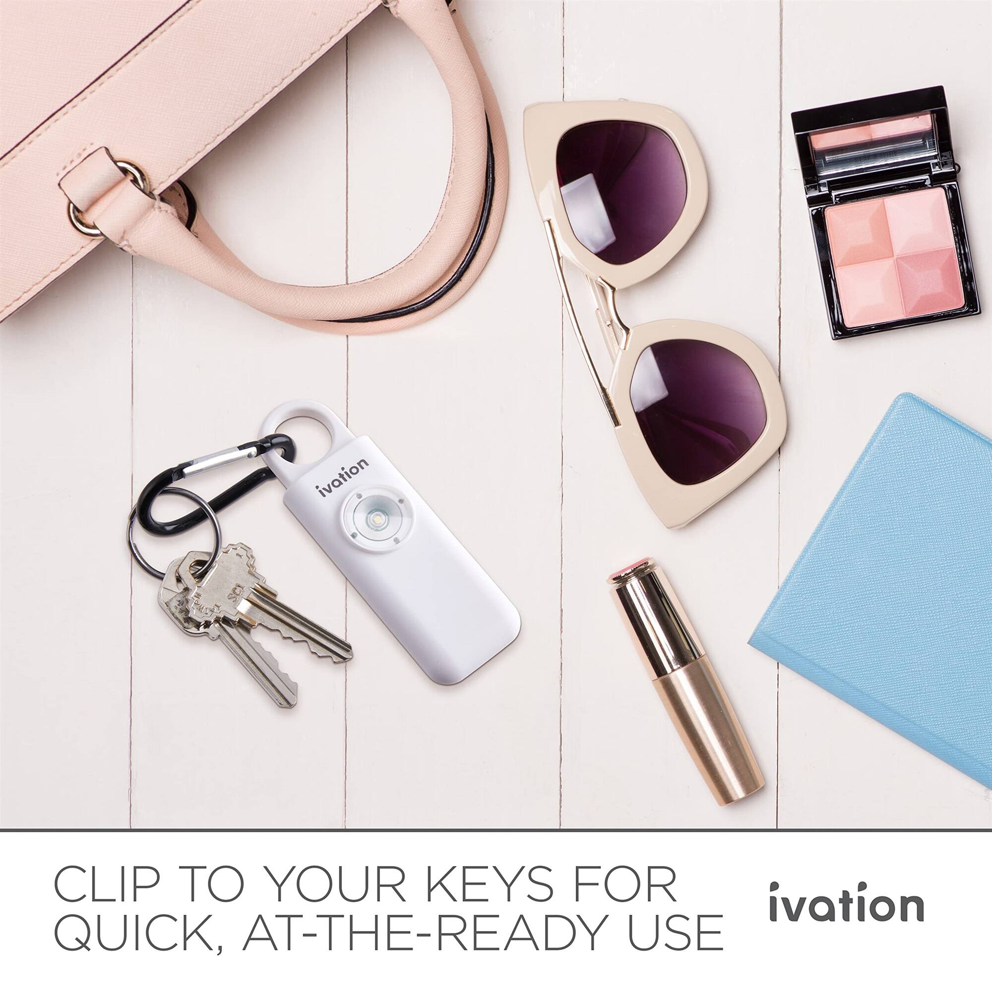 ivation SCI CLIP TO YOUR KEYS FOR ivation QUICK, AT-THE-READY USE