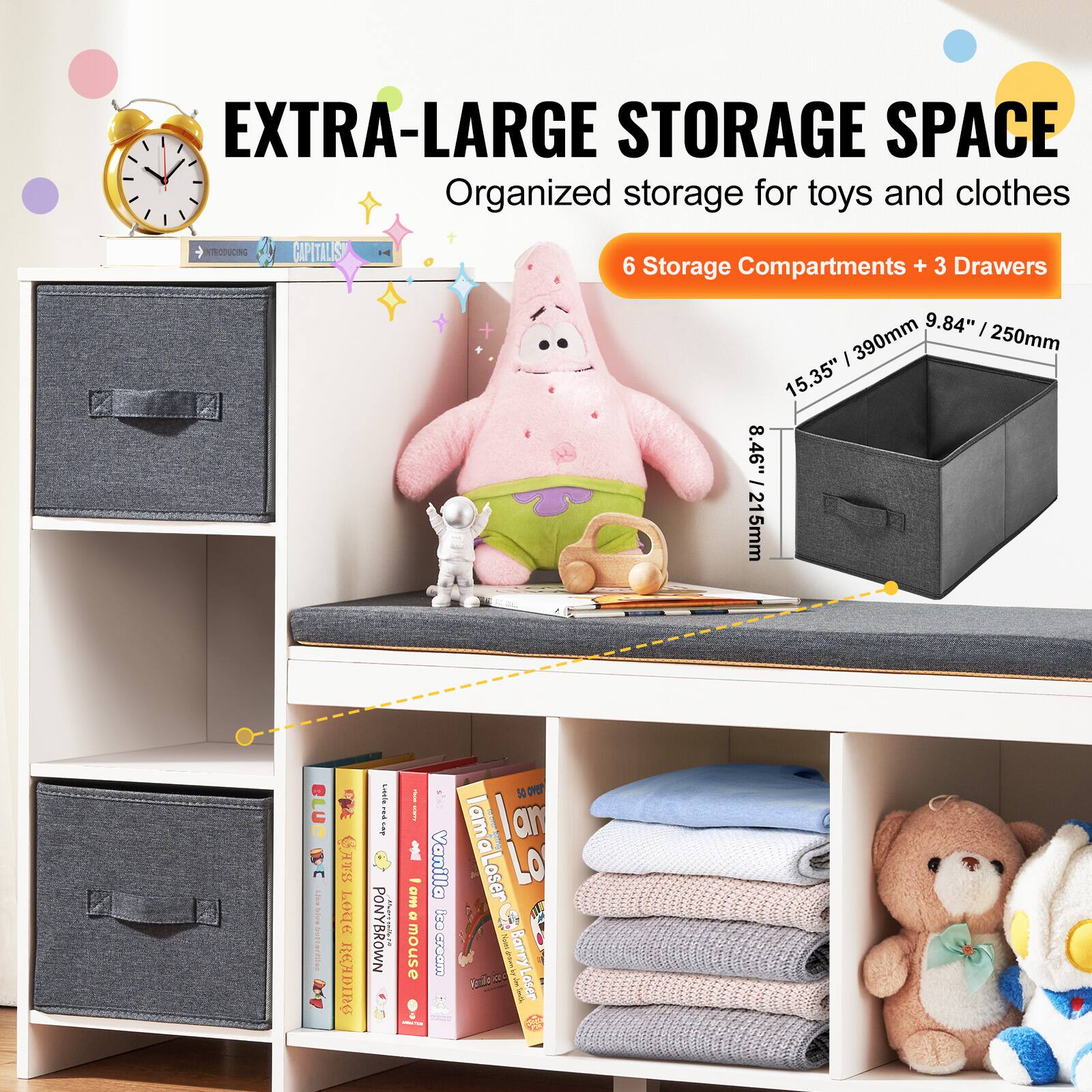 EXTRA-LARGE STORAGE SPACE  
Organized storage for toys and clothes  

6 Storage Compartments + 3 Drawers  

15.35" / 390mm  
9.84" / 250mm  
8.46" / 215mm  

PONYBROWN  
Loser Loser Loser  
Barry cream  
Vanilla  
Loser Loser Loser  
Loser Loser Loser  
Loser Loser Loser  
Loser Loser Loser  
Loser Loser Loser  
Loser Loser Loser  
Loser Loser Loser  
Loser Loser Loser  
Loser Loser Loser  
Loser Loser Loser  
Loser Loser Loser  
Loser Loser Loser  
Loser Loser Loser  
Loser Loser Loser  
Loser Loser Loser  
Loser Loser Loser  
Loser Loser Loser  
Loser Loser Loser  
Loser Loser Loser  
Loser Loser Loser  
Loser Loser Loser  
Loser Loser Loser  
Loser Loser Loser  
Loser Loser Loser  
Loser Loser Loser