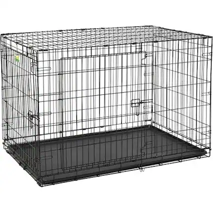 Front. Midwest - Contour Double Door Dog Crate.