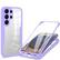 Front. Dteck - for Samsung Galaxy S26 Ultra Slim Double Sided Case,Full Body Clear Back Cover,Shockproof Case with PET Front Film - Purple.