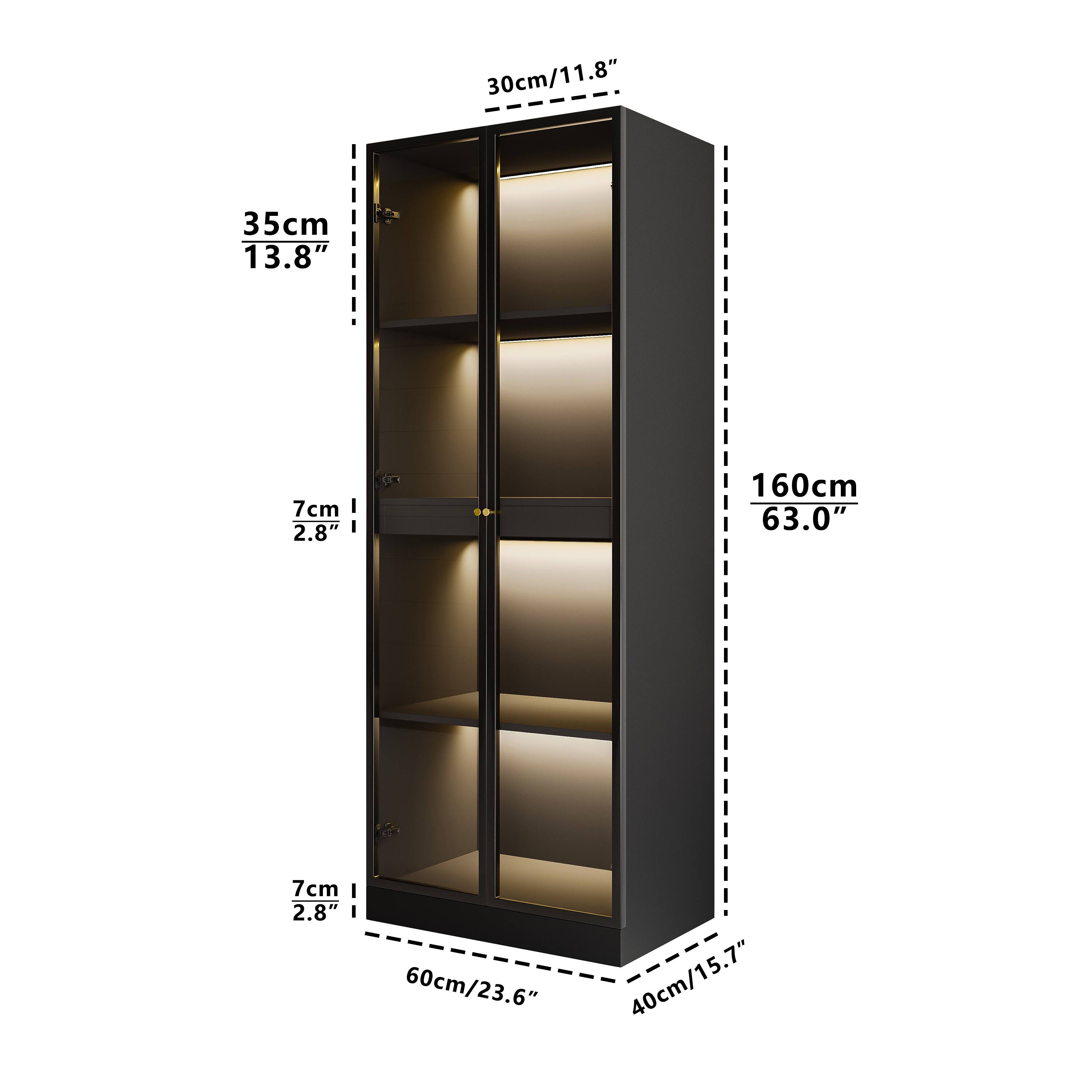 30cm/11.8"  
35cm/13.8"  
7cm/2.8"  
160cm/63.0"  
60cm/23.6"  
40cm/15.7"