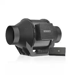 AC Infinity - CLOUDLINE H4, Humidity-Proof Inline Fan 4" with Speed Controller