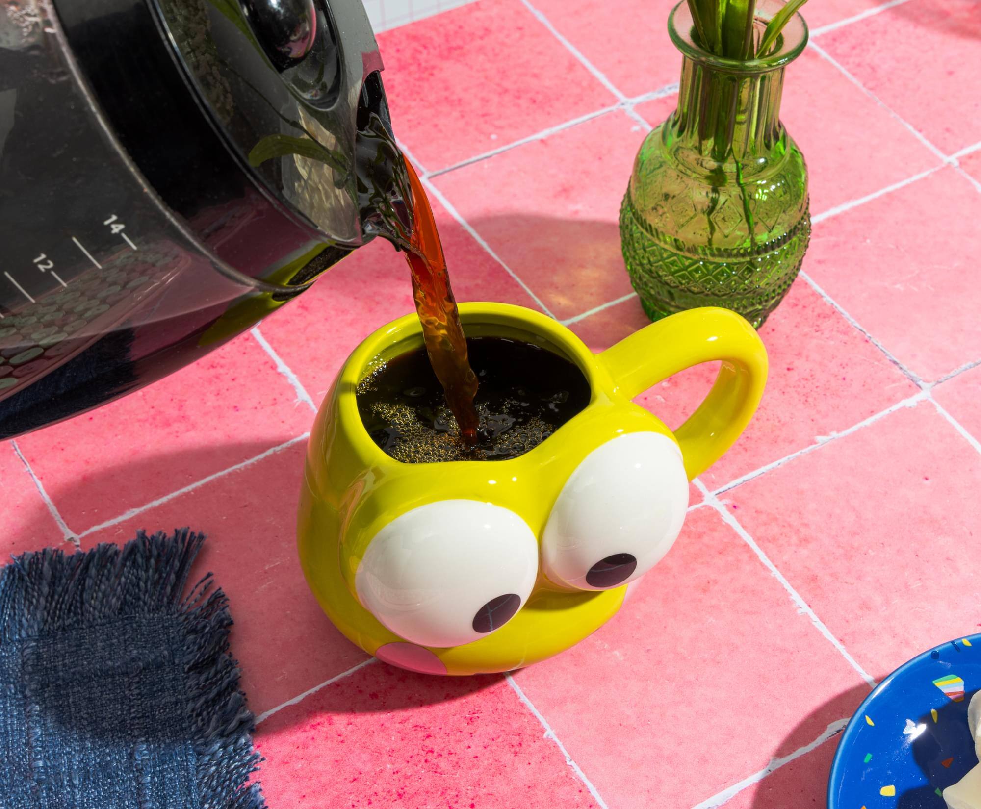 Alt View 5. Silver Buffalo - Sanrio Keroppi Sculpted Ceramic Mug | Holds 20 Ounces - Green.