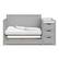 Alt View 14. Graco - Hadley 5-in-1 Convertible Crib and Changer with Drawer - Pebble Gray.