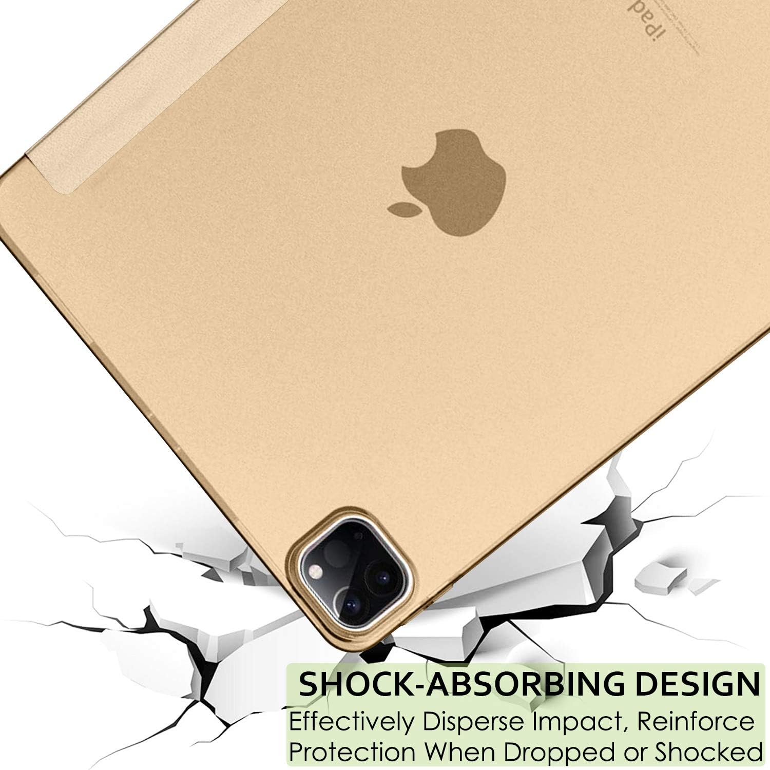 iPad

SHOCK-ABSORBING DESIGN
Effectively Disperse Impact, Reinforce Protection When Dropped or Shocked