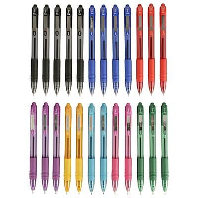 Alt View 1. Zebra - Zebra Retractable Ballpoint Pen, Medium Point, 1.0mm, Assorted Ink, 24 Pack (12223).