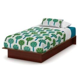 Hivvago - Twin size Platform Bed Frame - Cherry