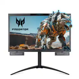 Acer - Predator SpatialLabs View 27" LCD 4K UHD, 60Hz, FreeSync Premium, Stereoscopic 3D Gaming Monitor - Black