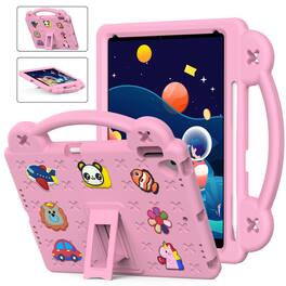 UUCOVER - Kids Case for iPad 9th 8th 7th Generation 10.2-inch (2021/2020/2019),Shockproof EVA Case Handle Adjustable Stand Cover - Pink