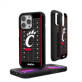 Keyscaper - NCAA - Cincinnati Bearcats Field iPhone Rugged Case - 15 - Multicolor