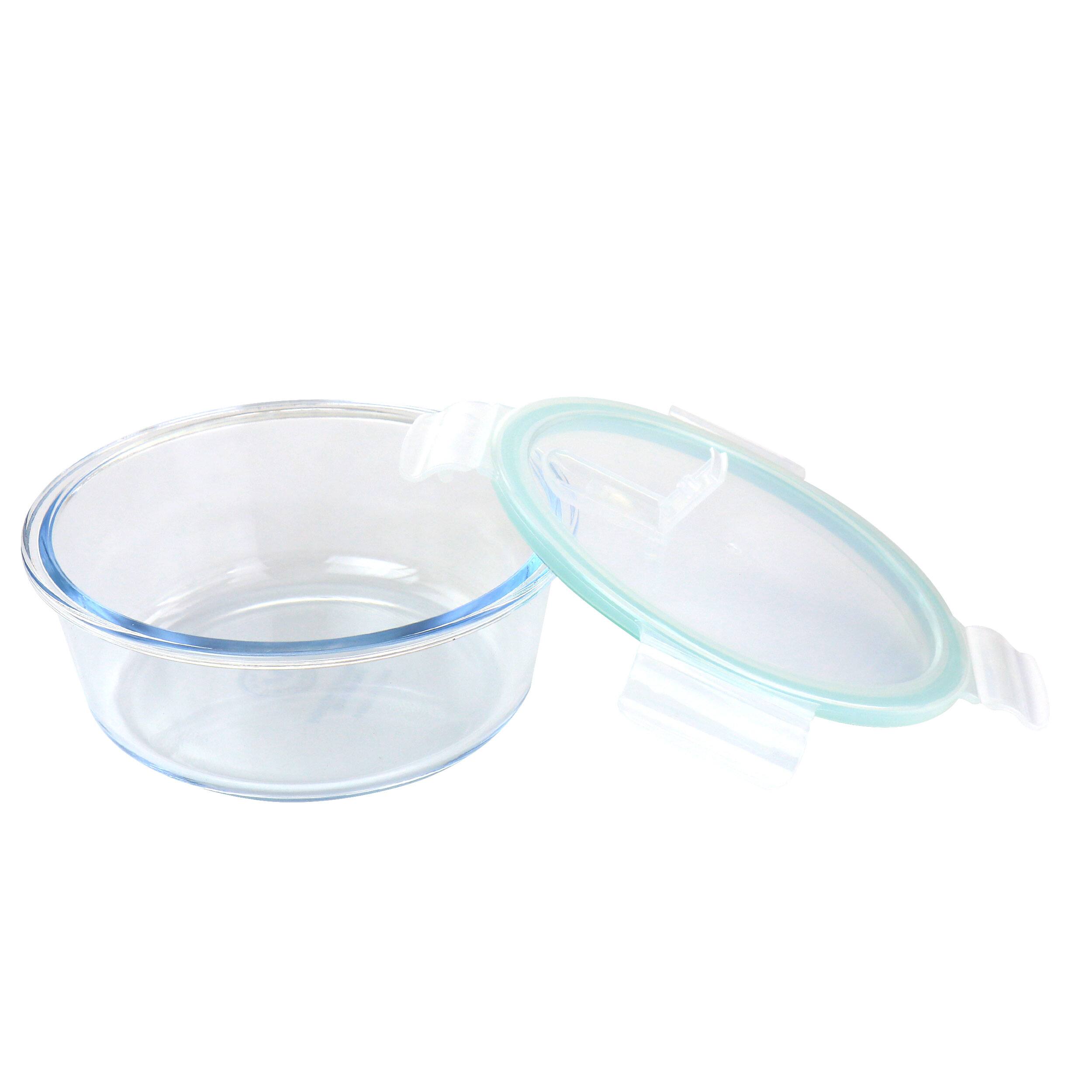 Alt View 1. Martha Stewart - Martha Stewart 32 Ounce Glass Container with Lid - Clear.