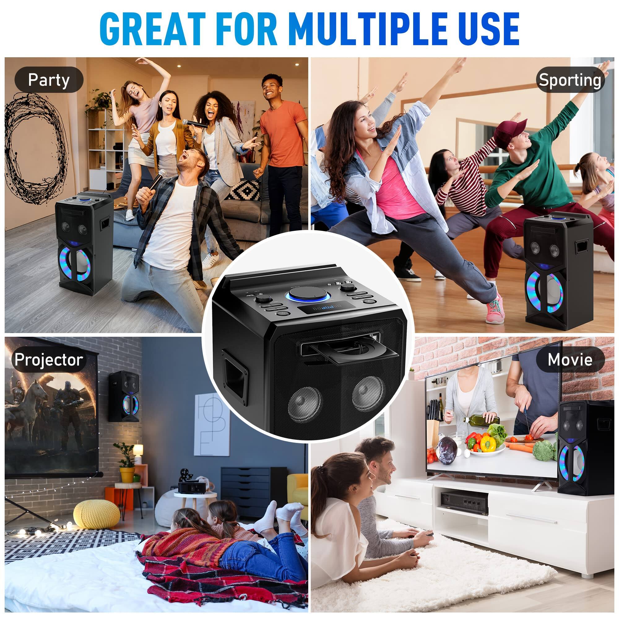 GREAT FOR MULTIPLE USE

Party  
Sporting  
Projector  
Movie