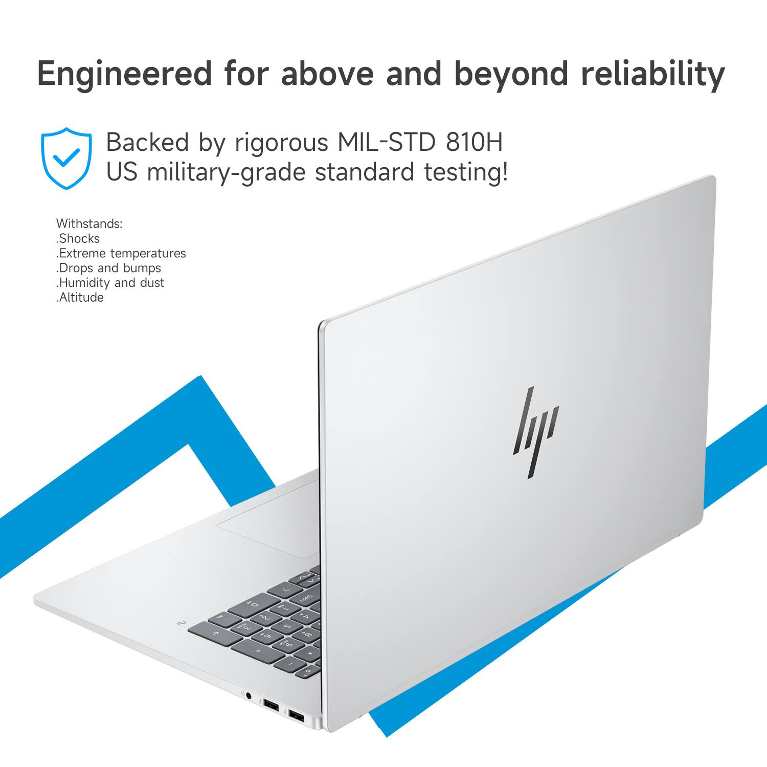 Engineered for above and beyond reliability

Backed by rigorous MIL-STD 810H US military-grade standard testing!

Withstands:
- Shocks
- Extreme temperatures
- Drops and bumps
- Humidity and dust
- Altitude