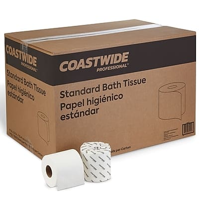 Coastwide Professional - Coastwide Professional™ Toilet Paper, 1-ply, White, 1000 Sheets/Roll, 96 Rolls/Carton (CW26136) price history on PriceWatchPro