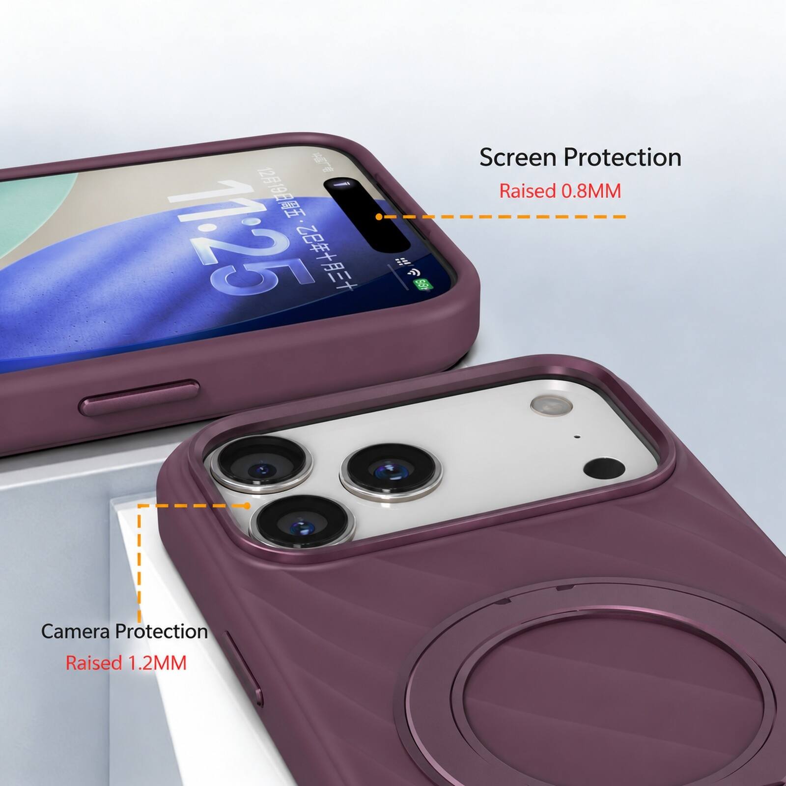 11:25 12/19  
SB  
Screen Protection Raised 0.8MM  
Camera Protection Raised 1.2MM