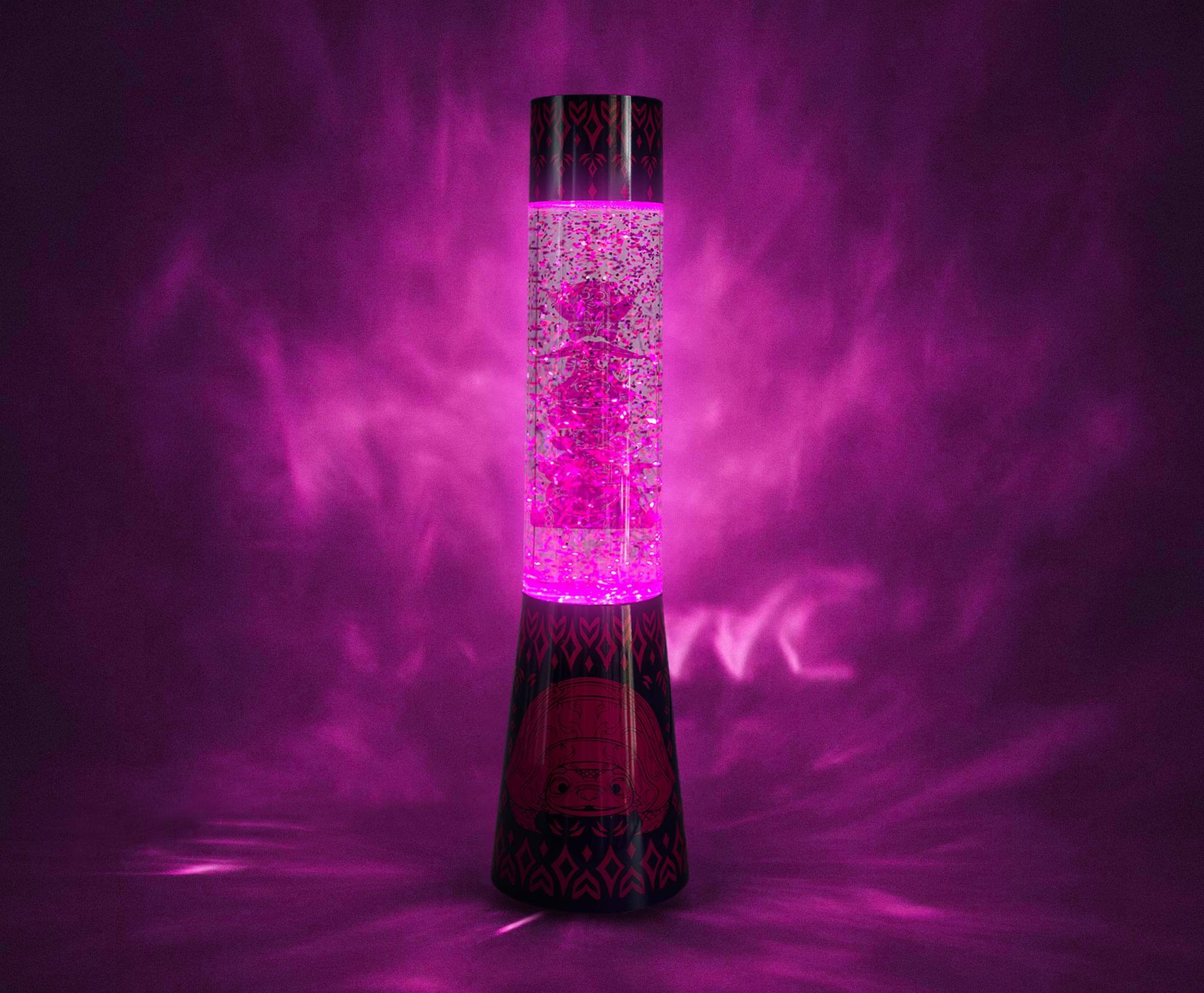 Alt View 1. Ukonic - Disney Raya and the Last Dragon Ongi Glitter Motion Mood Light | 13 Inches Tall - Fuchsia.