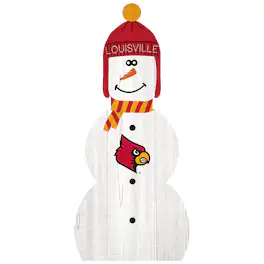 Fan Creations - Louisville Cardinals 31'' Snowman Leaner - White
