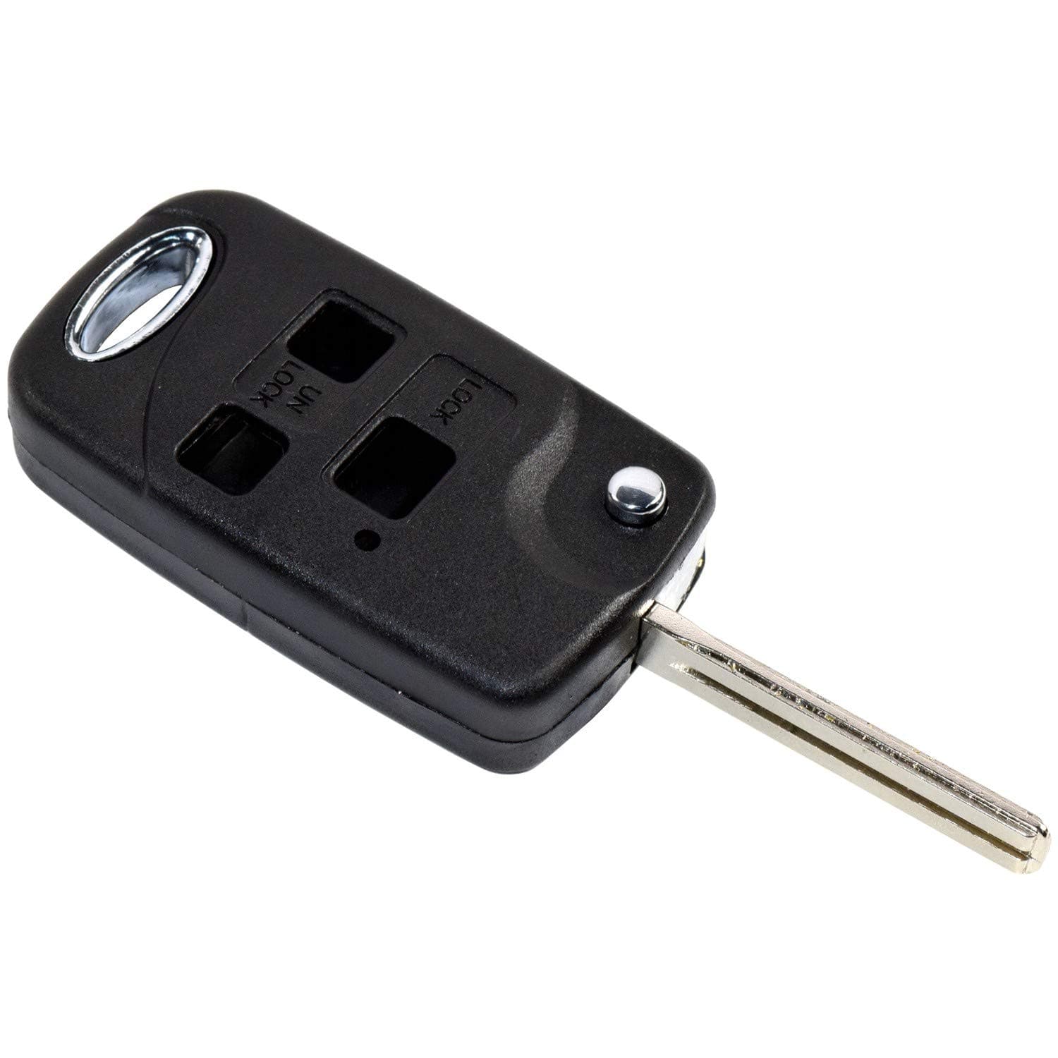 HQRP - Flip Folding Key Fob Shell Case 3-Button with Uncut Blade for Lexus RX300 RX330 RX350 - Black price history on PriceWatchPro