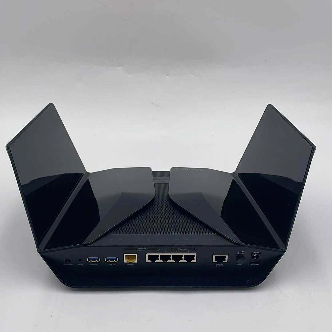 Alt View 1. NETGEAR - Nighthawk WiFi 6E Router (RAXE500) - Security Features, 12-Stream Gigabit Router AXE11000.