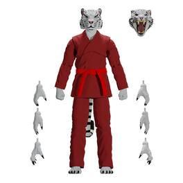 Icon Heroes - Zoo Jitsu Fighters 6 Inch Action Figure | Taj the White Tiger with Gi - Red