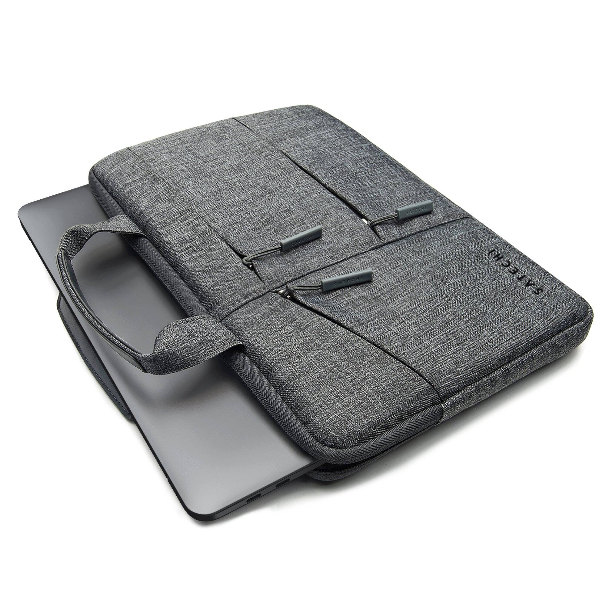 Alt View 2. Satechi - Water-Resistant Laptop Carrying Case with Pockets - 13-inch for MacBook Pro/Air M5/M4/M3/M2/M1 - Gray.