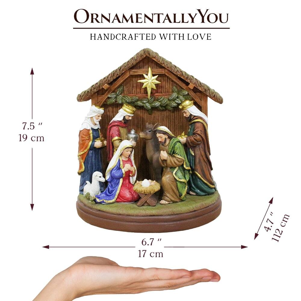 ORNAMENTALLY YOU  
HANDCRAFTED WITH LOVE  

7.5" 19 cm  
6.7" 17 cm  
4.7" 12 cm