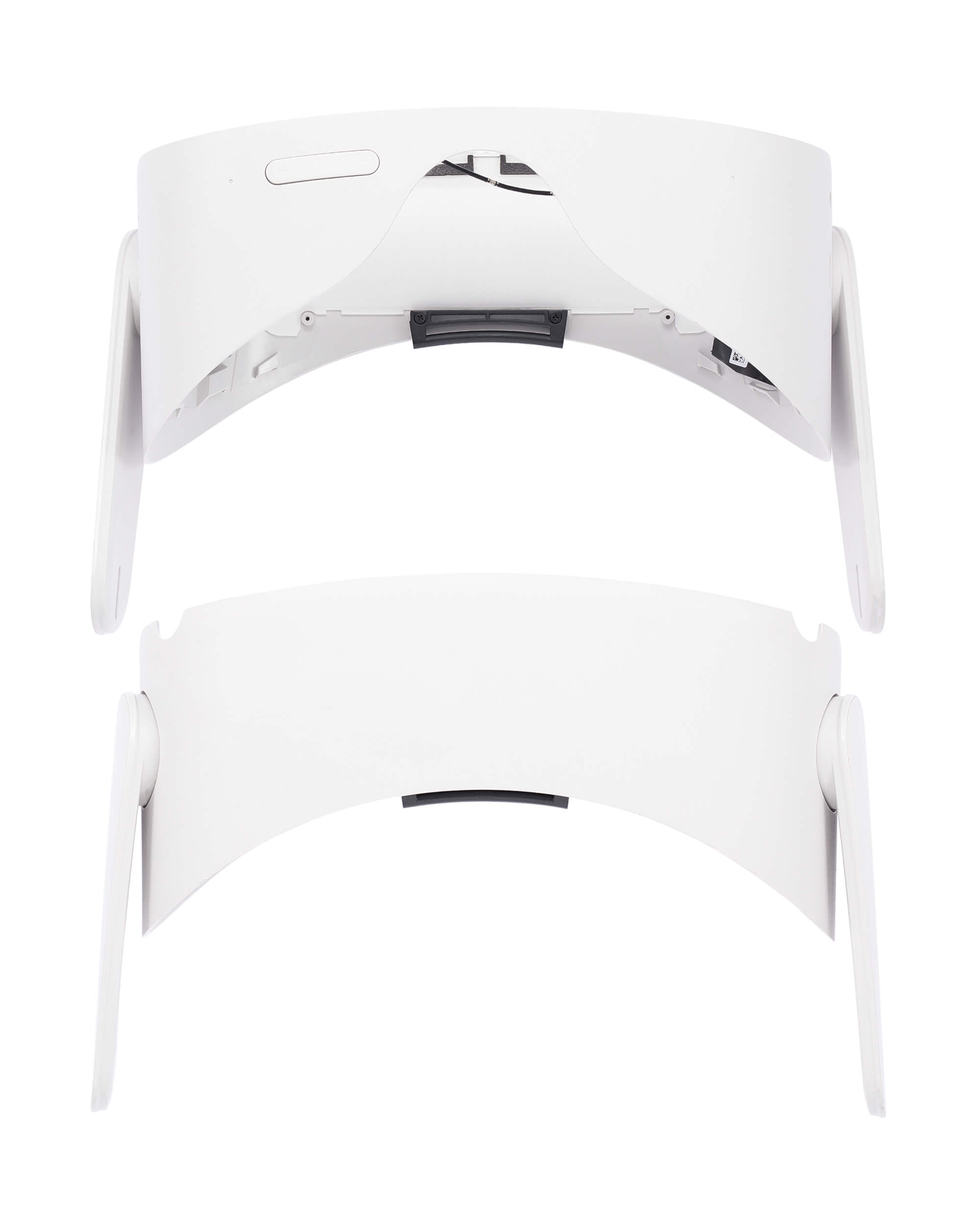 Alt View 5. MobileSentrix - Mid-Frame Housing Replacement Compatible For Oculus Quest 2 (With Small Parts) - White - White.