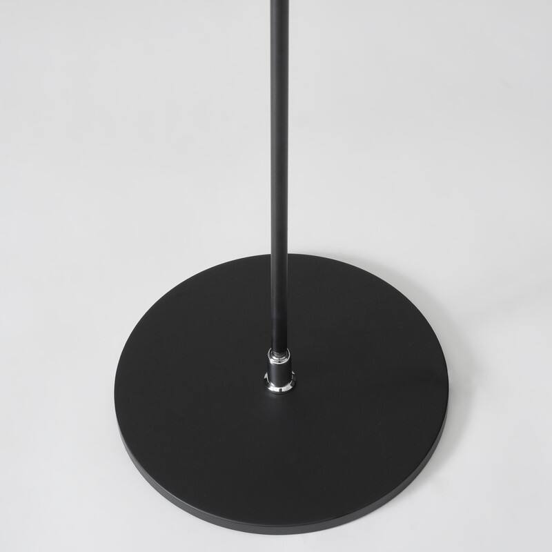 Alt View 2. Brightech - Libra LED Modern Industrial Arc Dimmable Super Bright Floor Lamp with Rotating Height-Adjustable Head - Classic Matte Black.