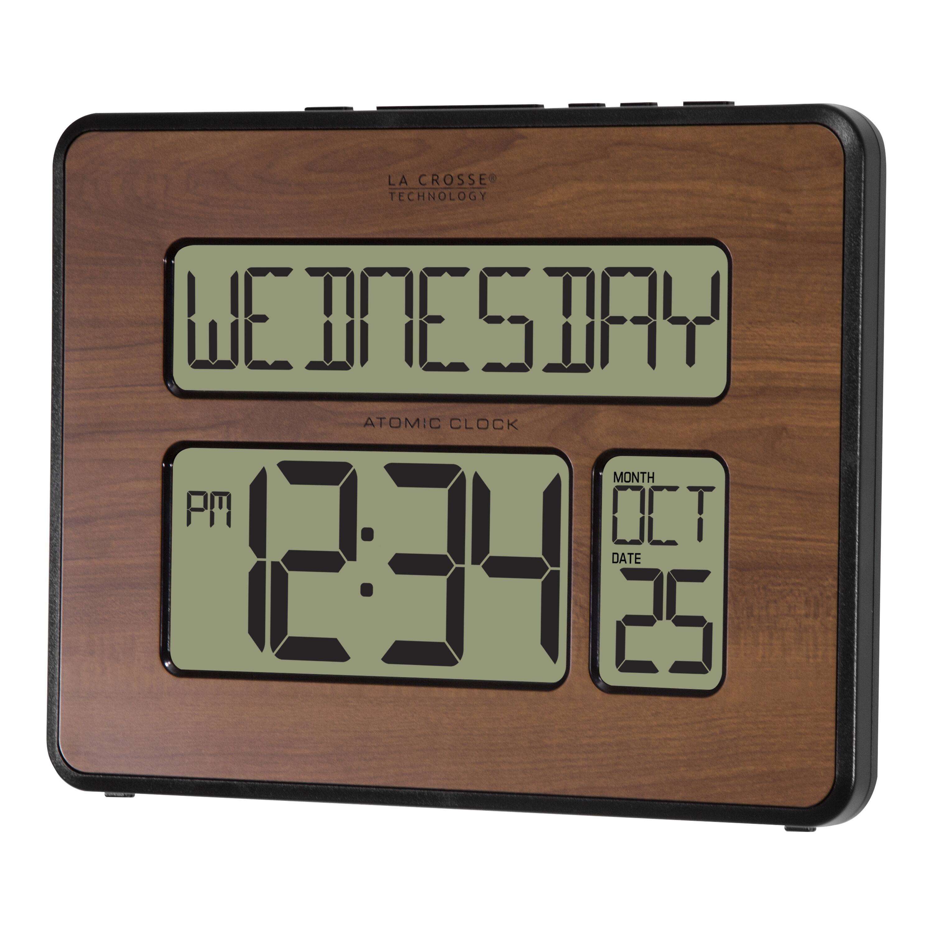 LA CROSSE TECHNOLOGY  
WE INESDAY  
ATOMIC CLOCK  
12:34 PM  
MONTH OCT  
DATE 25
