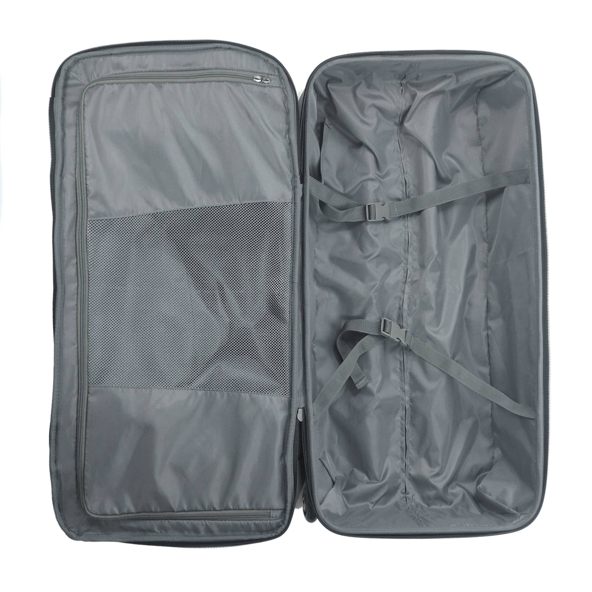 Alt View 5. Ful - Workhorse 30in Rolling Duffel Bag, Retractable Pull Handle, Split Level Storage - BLACK.