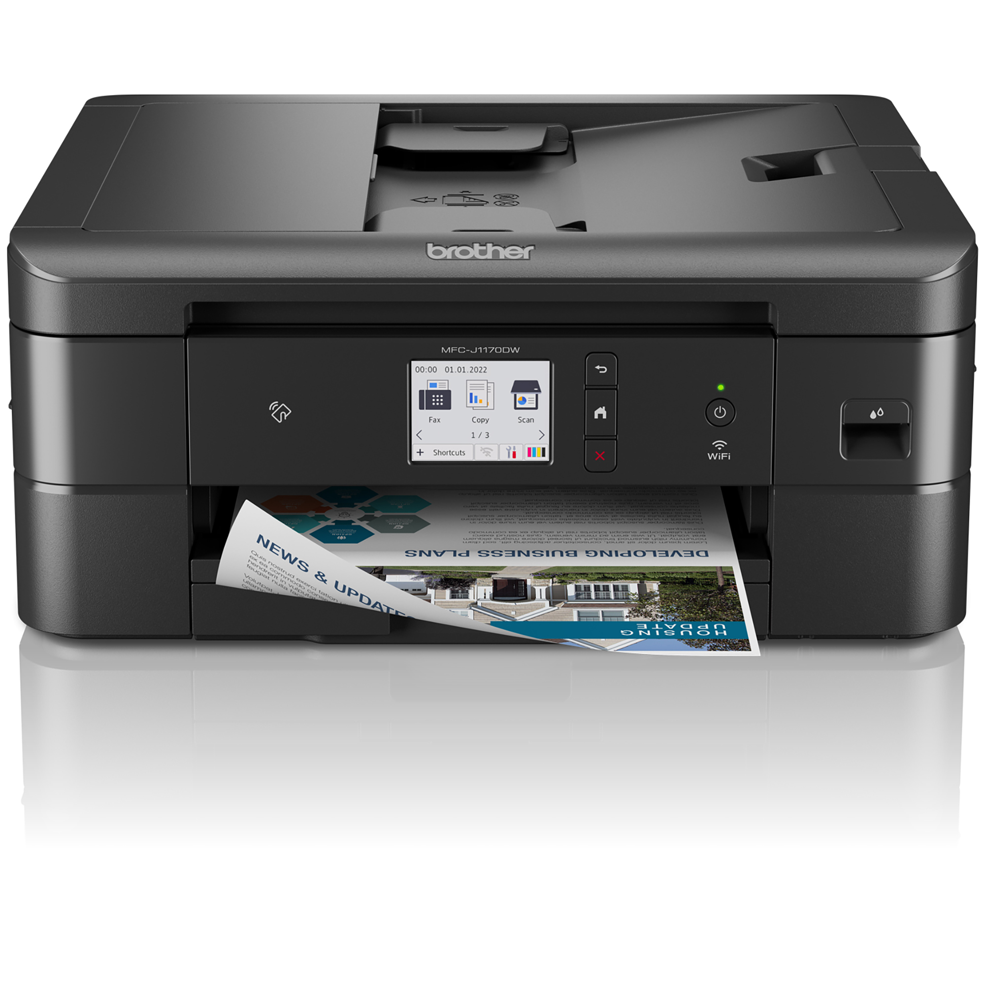 Brother – MFC-J1170DW Wireless Color All-in-One Refresh Subscription Eligible Inkjet Printer – Black Sansujyuku sansujyuku.com