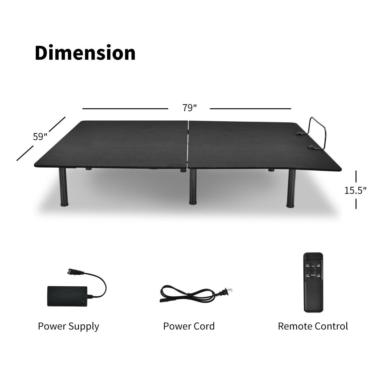 Dimension: 79", 59", 15.5"

Accessories: Power Supply, Power Cord, Remote Control