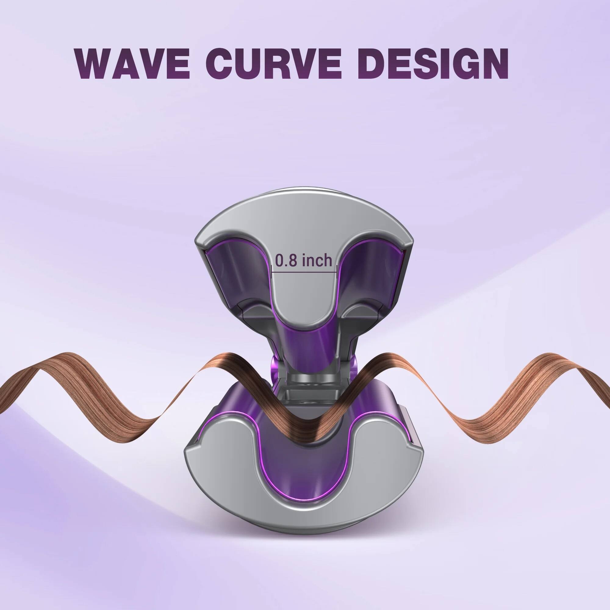 WAVE CURVE DESIGN  
0.8 inch