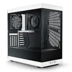 Front. HYTE - Y40 ATX Mid-Tower PC Case - White.