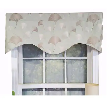 Front. RLF Home - RLF Home Modern Design Classic Fanfare Cornice Style Window Valance 50" x 17" Light Green - Light Green.