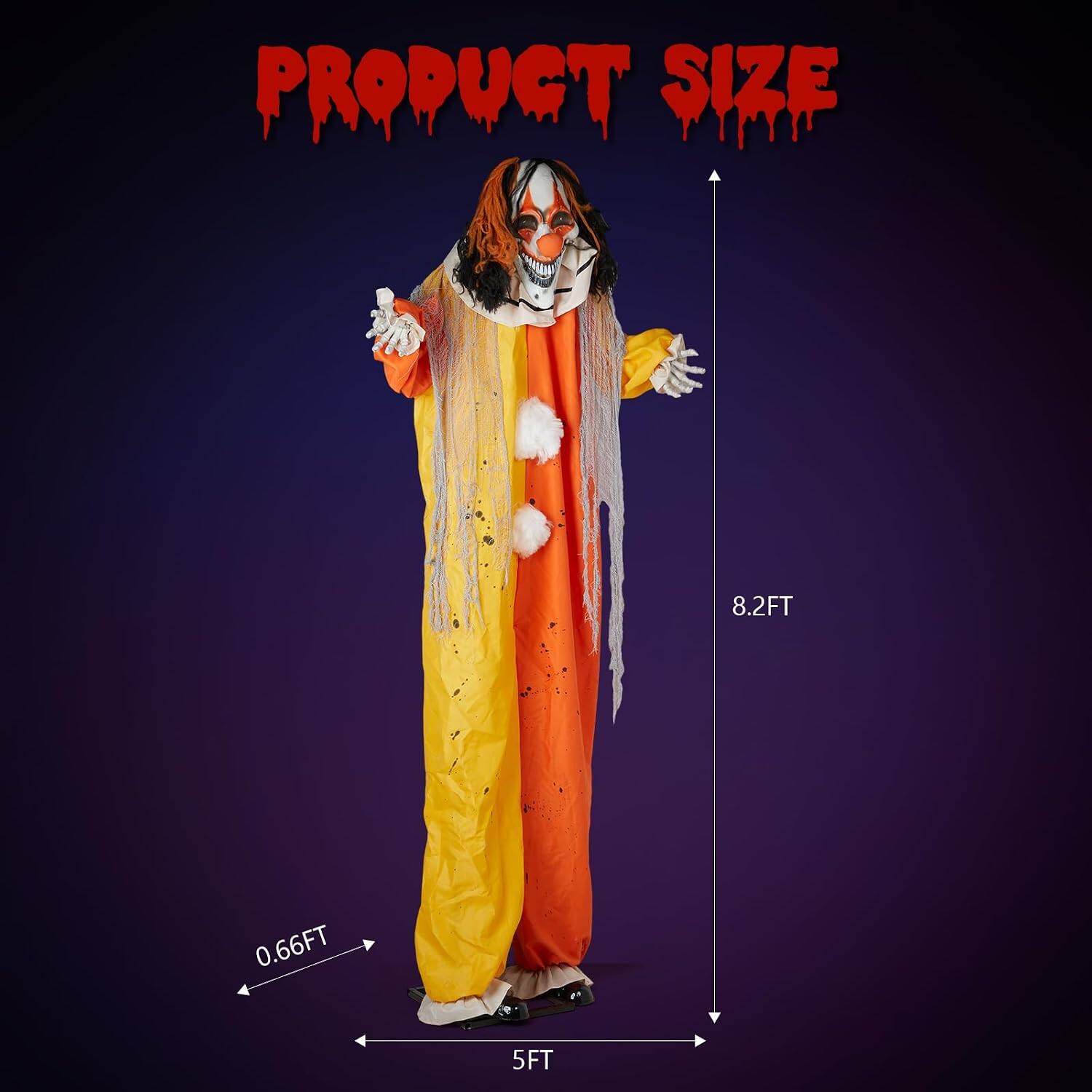 PRODUCT SIZE  
8.2FT  
0.66FT  
5FT