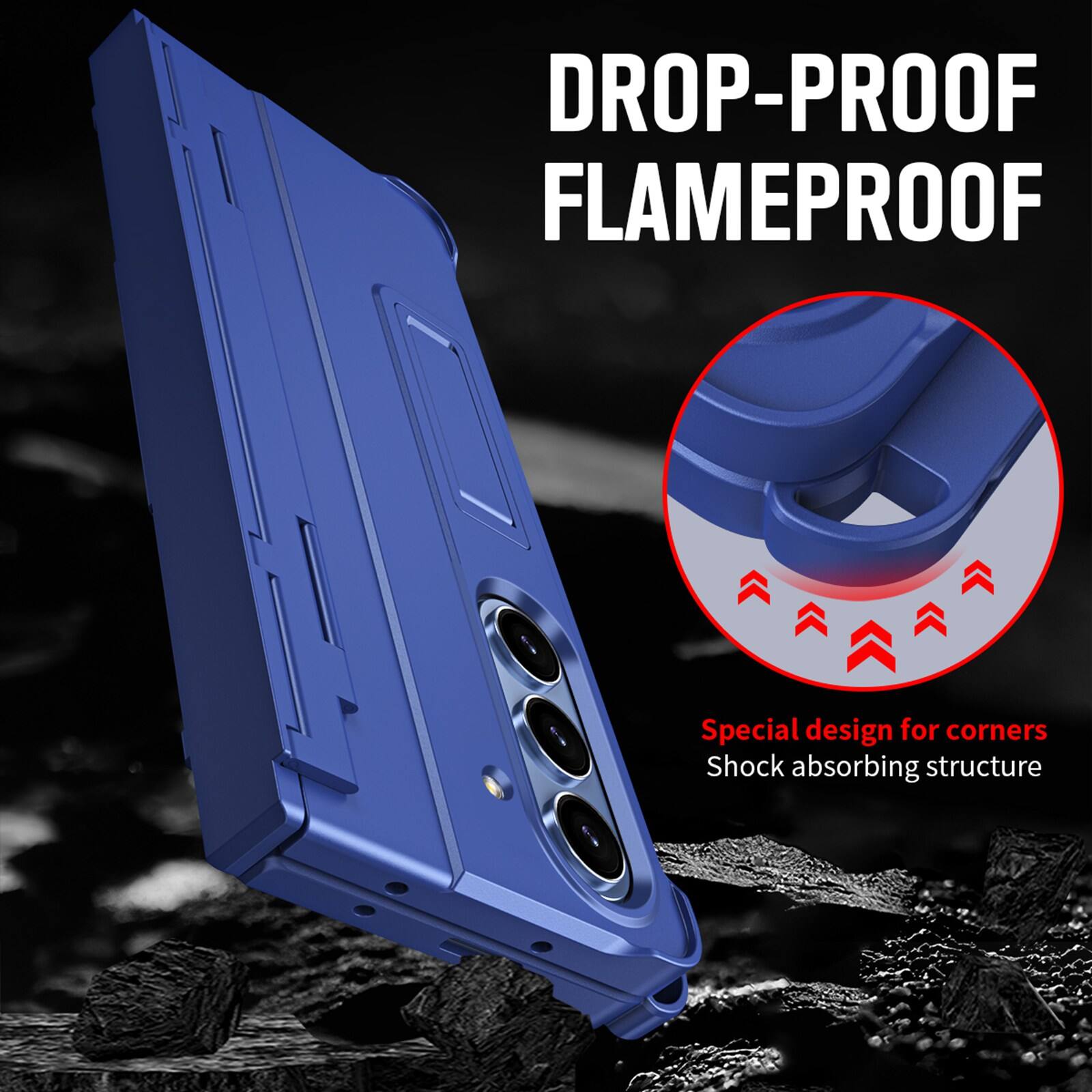 DROP-PROOF FLAMEPROOF

Special design for corners
Shock absorbing structure