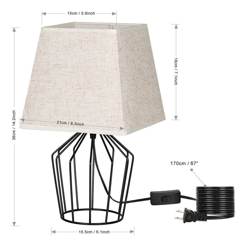 15cm / 5.9inch  
18cm / 7.1inch  
21cm / 8.3inch  
36cm / 14.2inch  
170cm / 67"  
15.5cm / 6.1inch