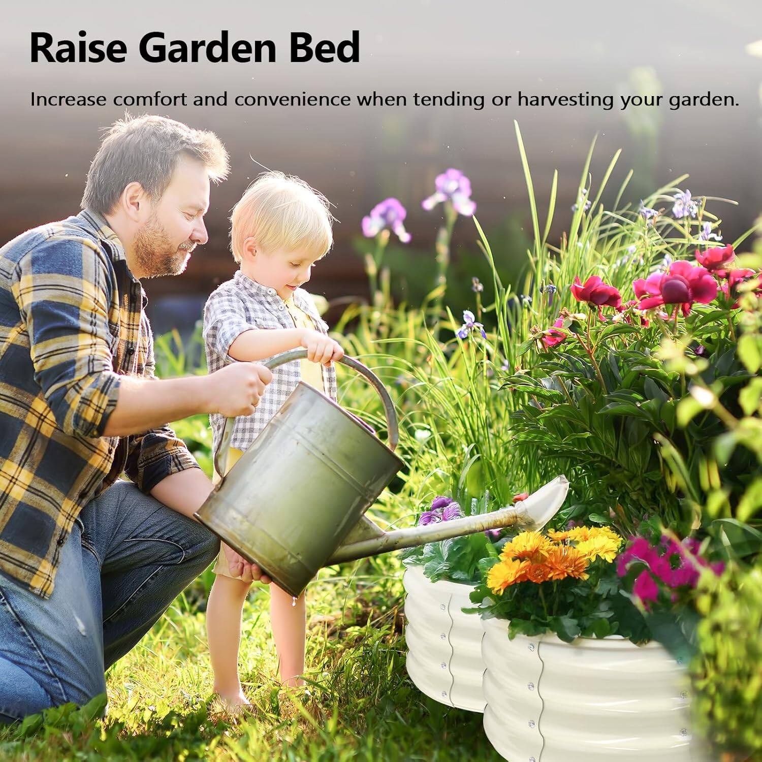 Raise Garden Bed  
Increase comfort and convenience when tending or harvesting your garden.