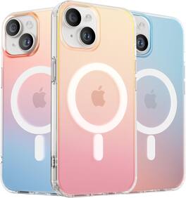 Ornarto - for iPhone 13 Case, for iPhone 14 Case 6.1" Compatible with MagSafe, Rainbow Phone Protective Case - Sunset