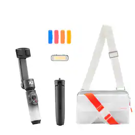 Zhiyun - Smooth-X2 Combo Kit with tripod, fill light, storage pouch and protective bag