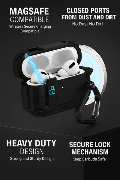 SaharaCase Apple Airpods Pro 3 Heavy Duty Case | Compatible with SaharaCase Apple Airpods Pro 3 Heavy Duty Case | Compatible with