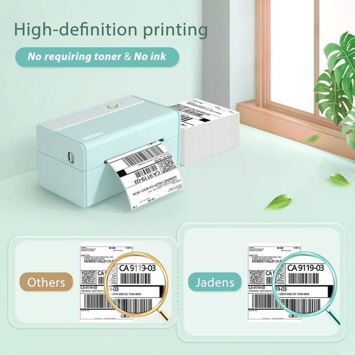 High-definition printing  
No requiring toner & No ink  

Others  
CA 9119-03  

Jadens  
CA 9119-03